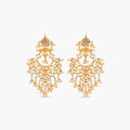 Motiya Nakshatra CZ Chandbali Earrings